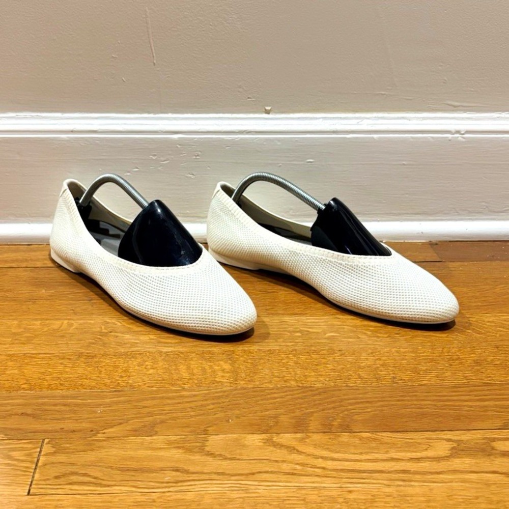 All Birds Tree Breezers NWOT Natural White Knit Lightweight Ballet Flats US 11